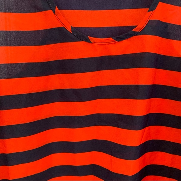 Annabella Striped Racerback Tank Top - Picture 3 of 6